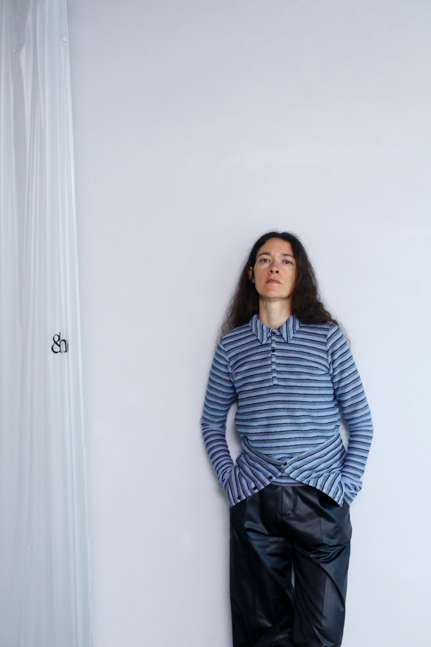 Multi Border Shirts / PURPLE