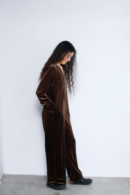 Velour All in one / BROWN