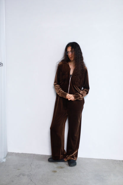 Velour All in one / BROWN
