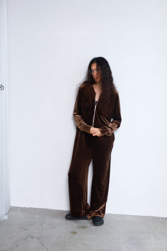 Velour All in one / BROWN