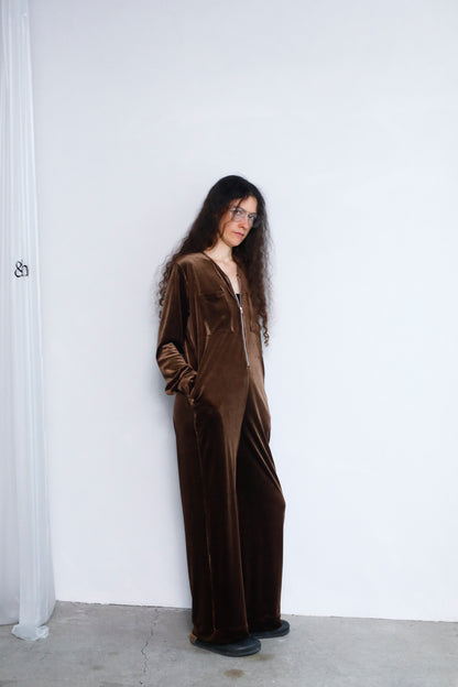 Velour All in one / BROWN