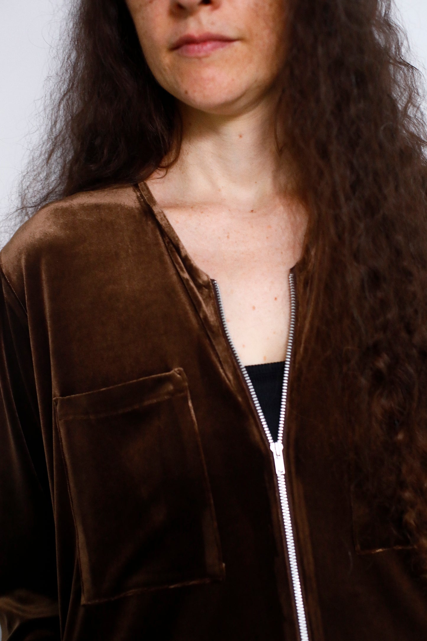 Velour All in one / BROWN