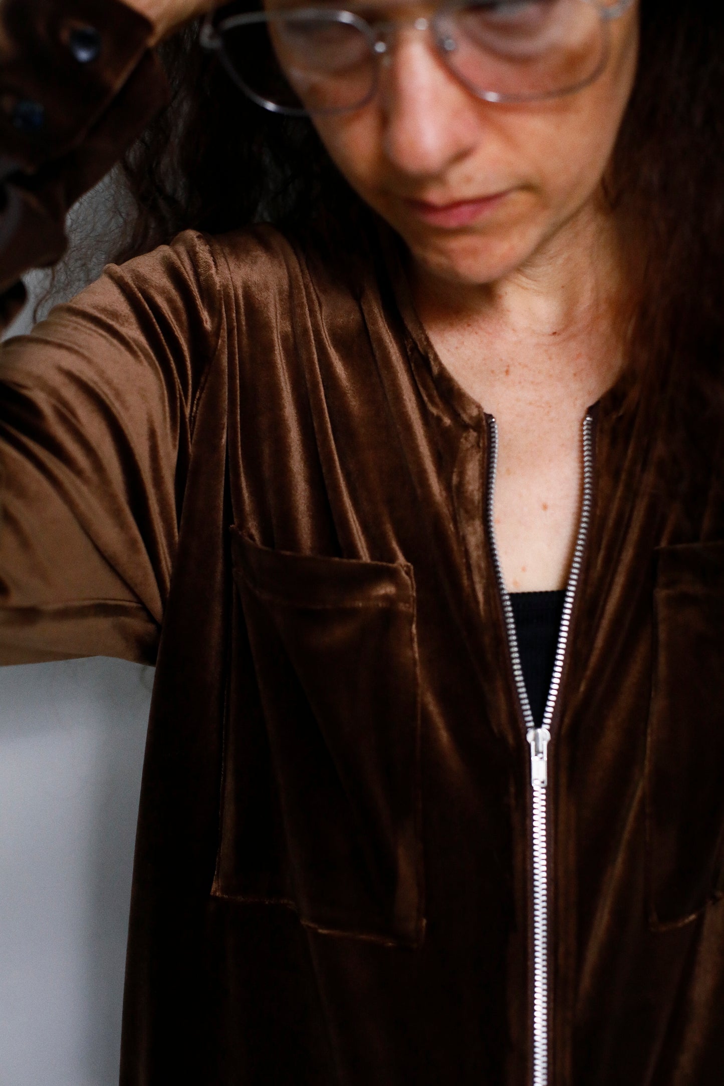 Velour All in one / BROWN