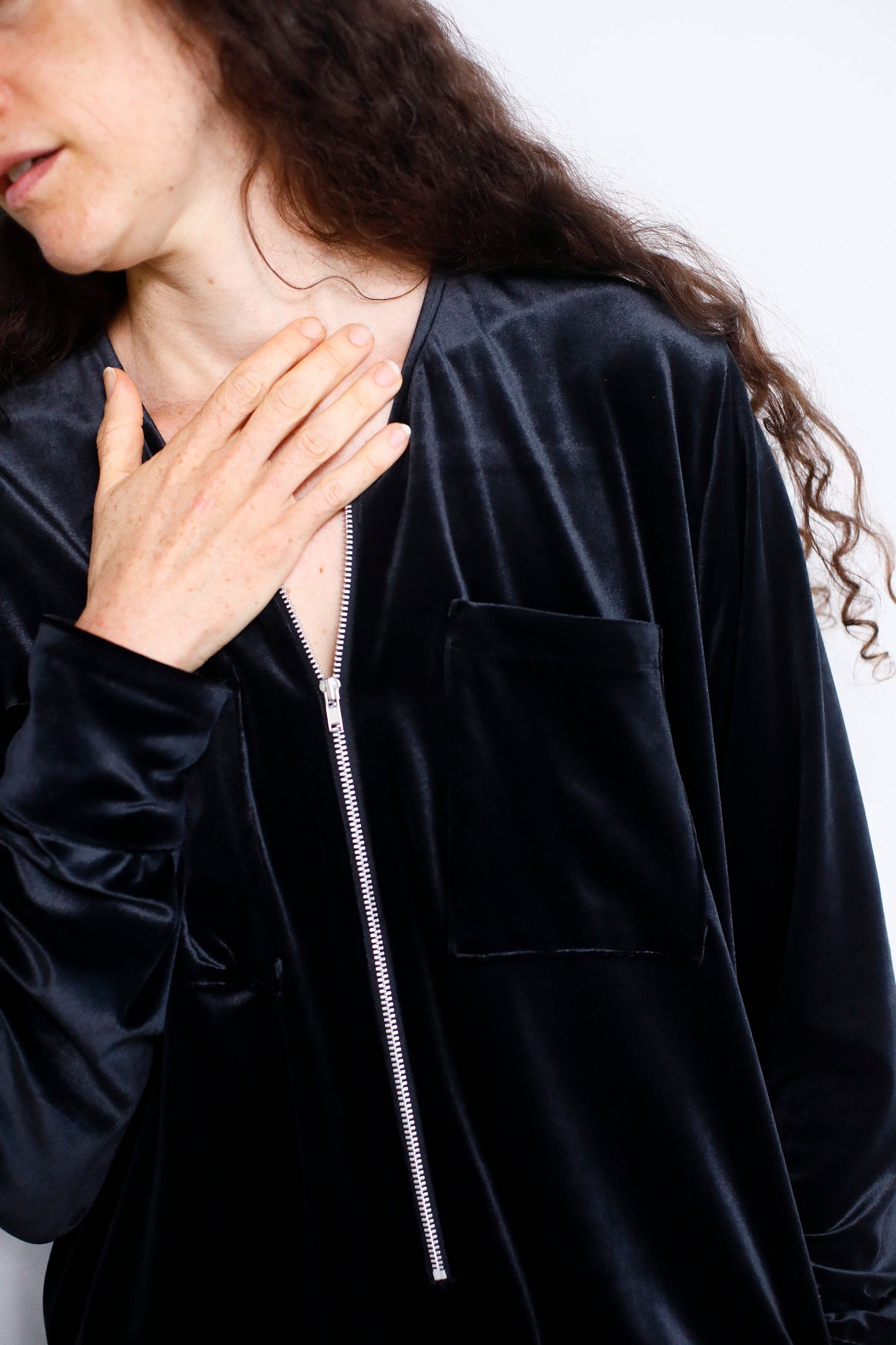 Velour All in one / BLACK