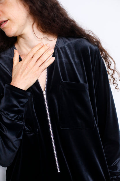 Velour All in one / BLACK