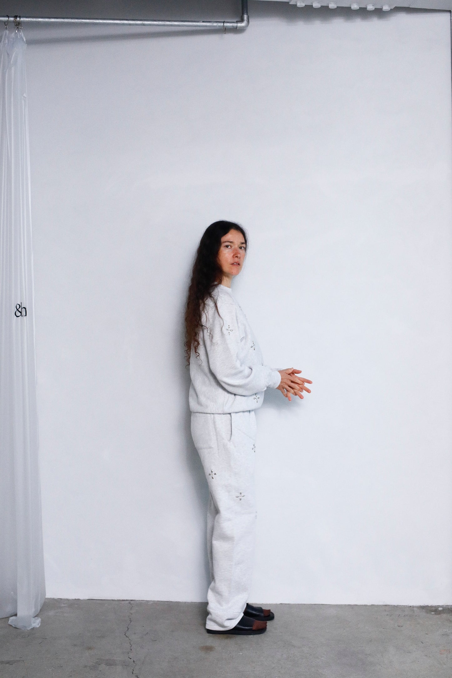 Bijou Sweat Pants / GRAY -12月5日発送-