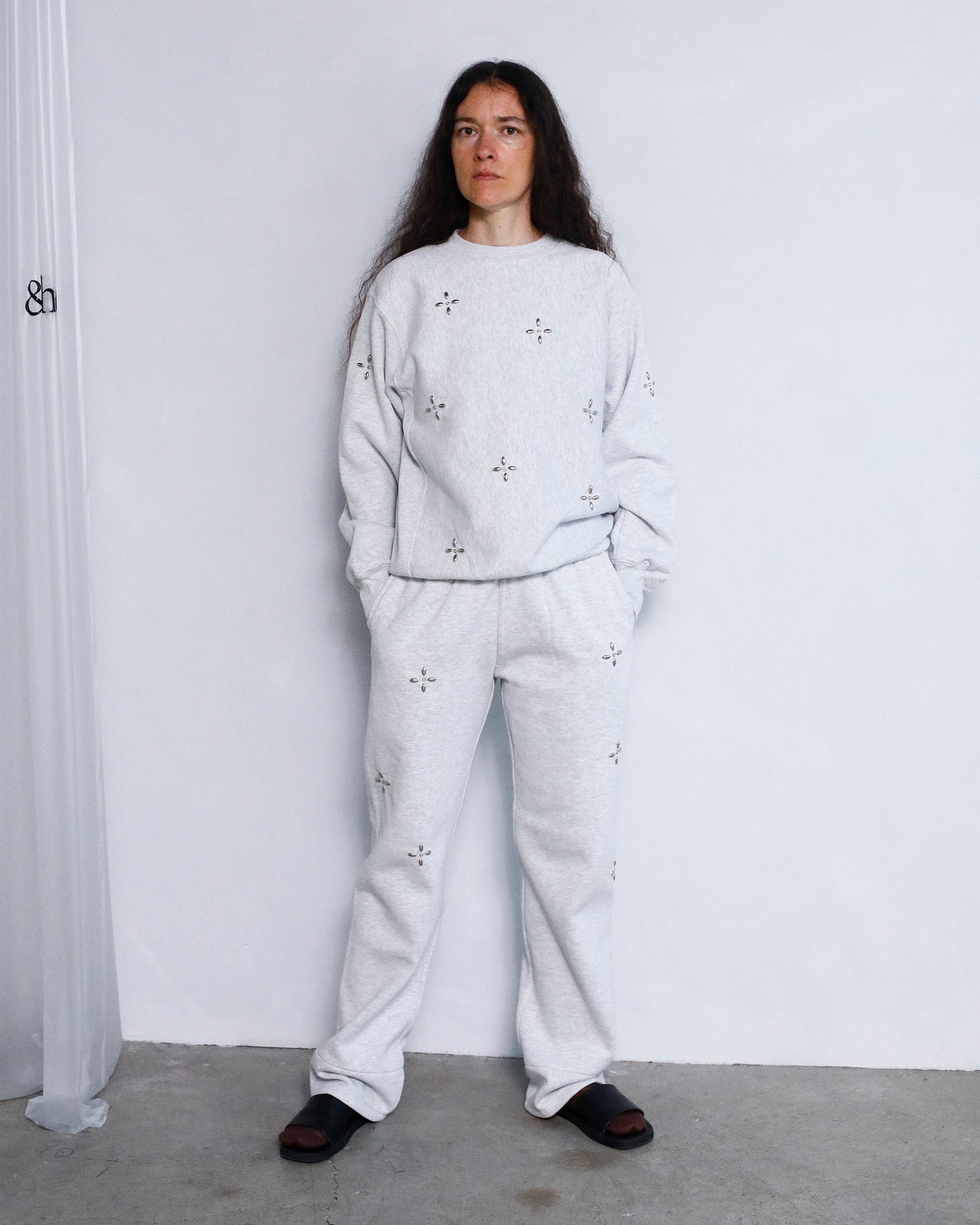 Bijou Sweat Pants / GRAY -12月5日発送-