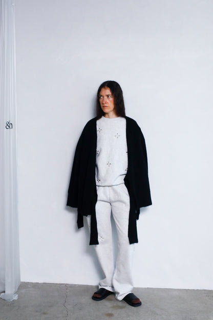 Cachecoeur Knit Cardigan / BLACK