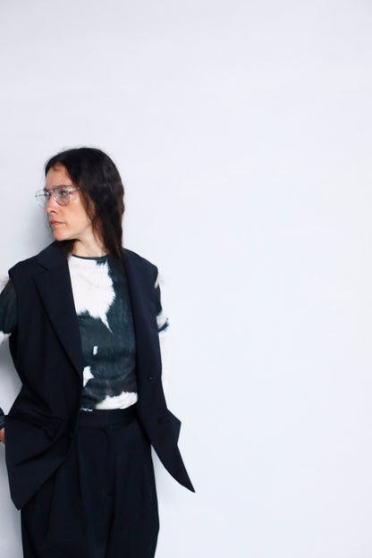 Tailored Vest / BLACK