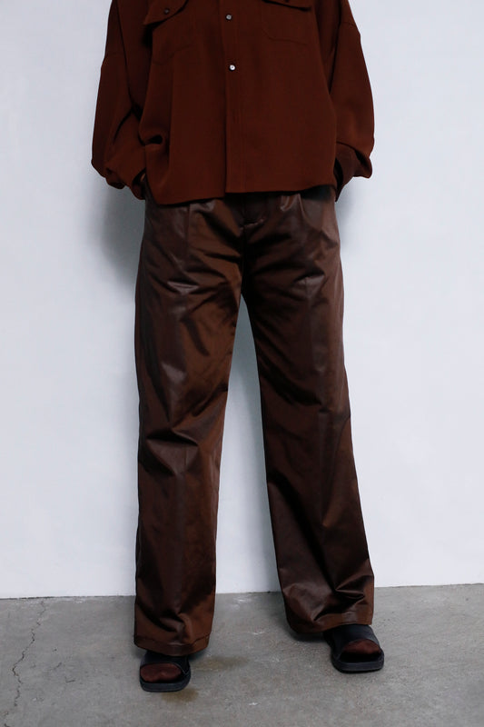 Arti Leather Pants / BROWN -10月25-31日発送-