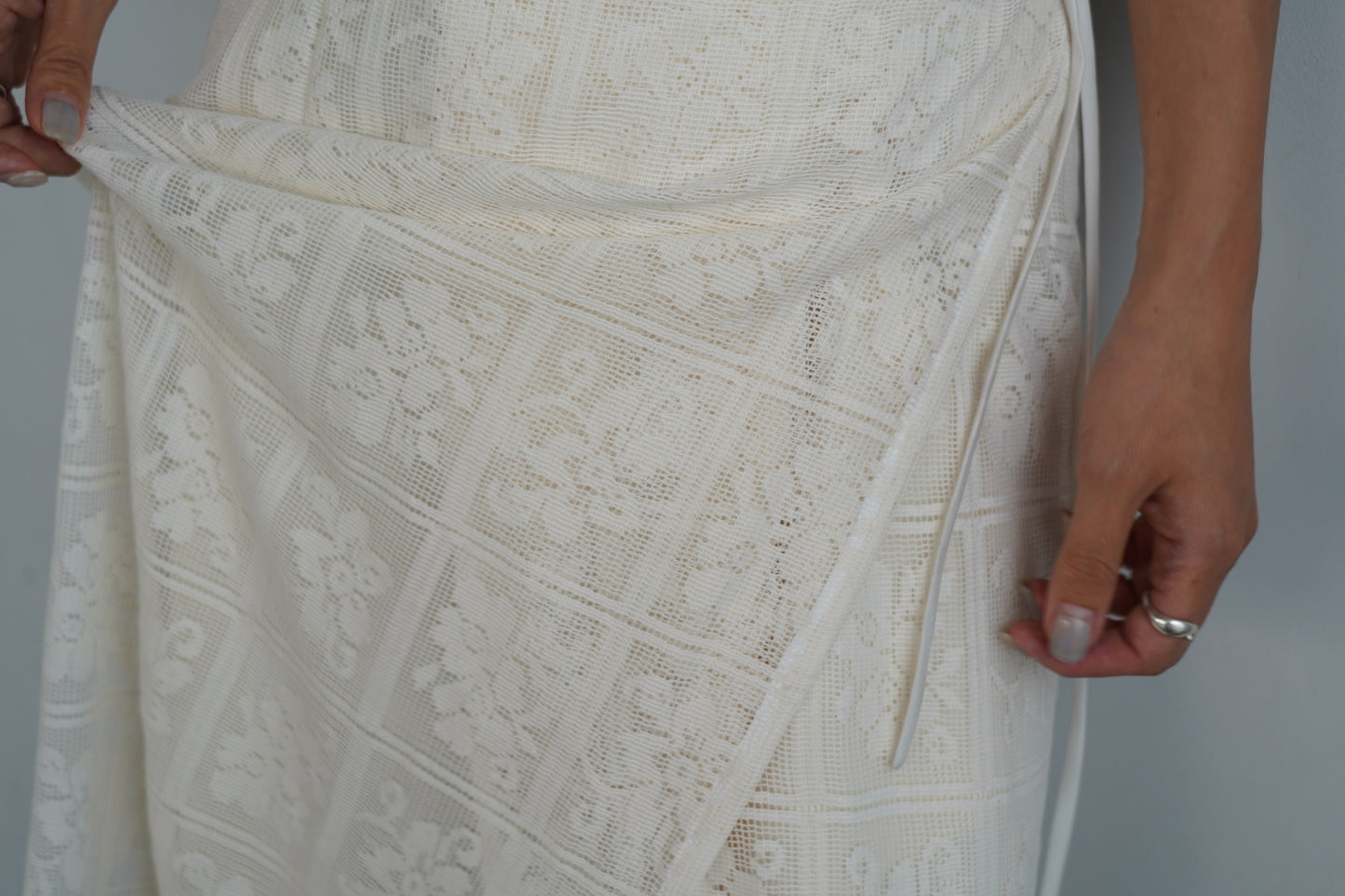 Lace Wrap Skirt / OFFWHITE -6月25-30日発送-