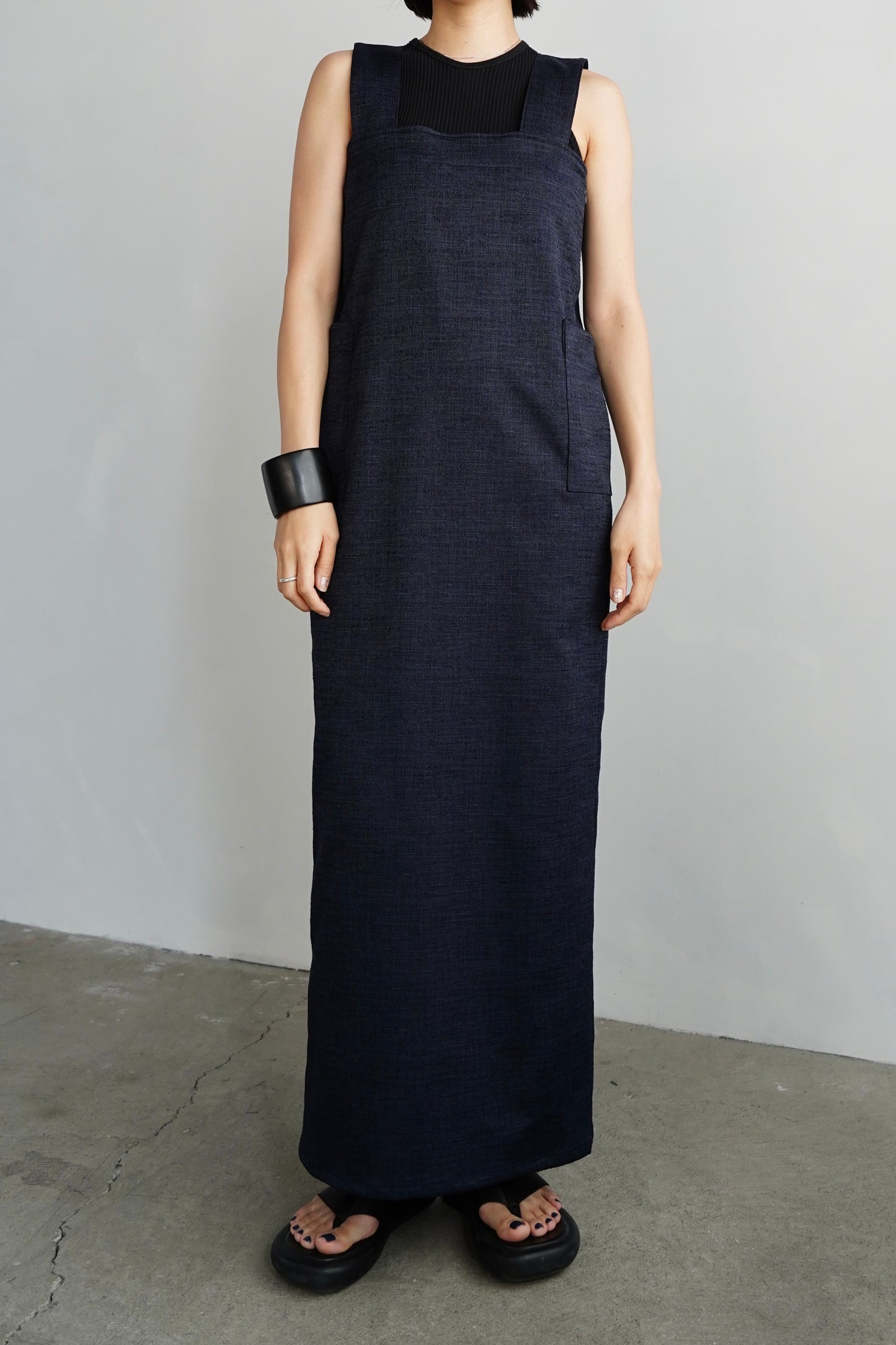 Jacquard Dress / NAVYBLACK -5月20日発送-