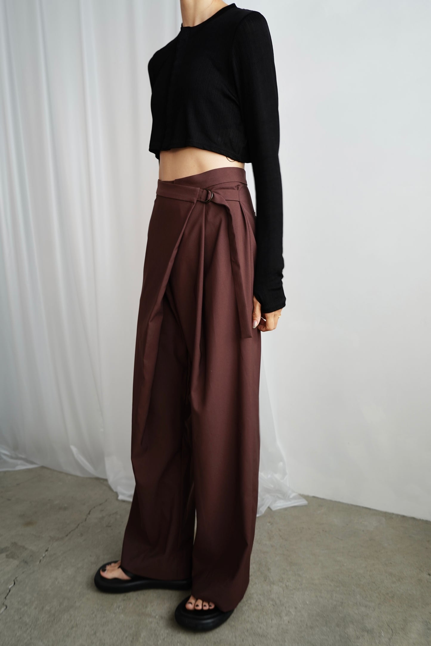 Cachecoeur Pants / BURGUNDY