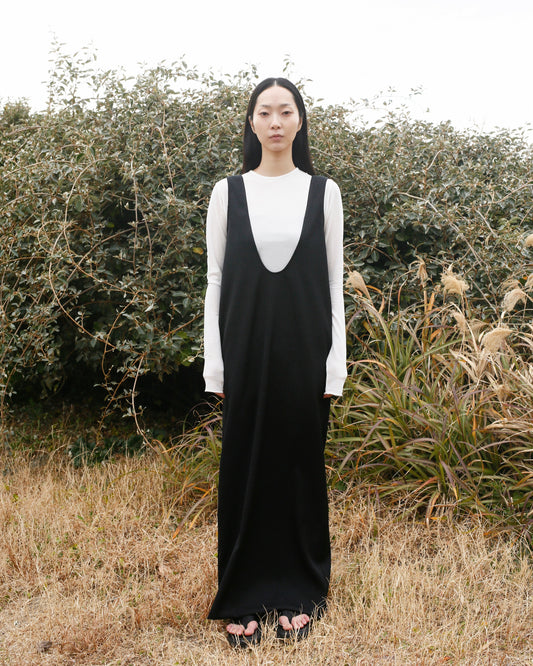 Round Onepiece / BLACK -3月25-31日発送-