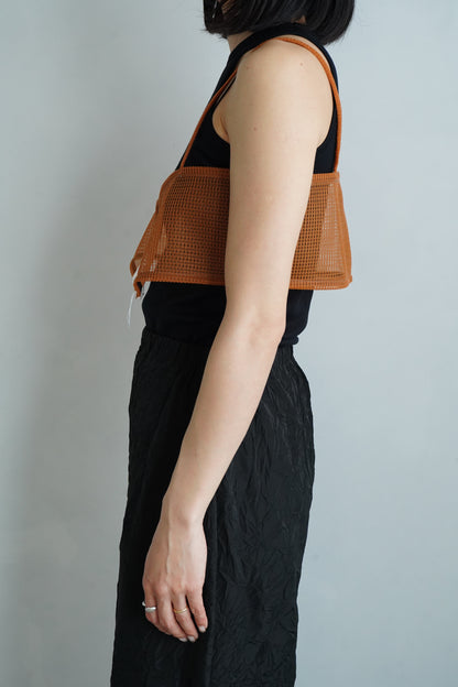 Double Mesh Cami / ORANGE