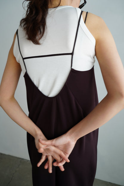 【再入荷】Stretch Jersey Dress / BROWN