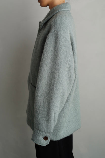 Soft Shaggy Jacket / GRAYBLUE -11月上旬発送-
