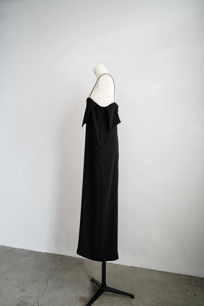 Layered Cami Dress / BLACK -6月25-30日発送-