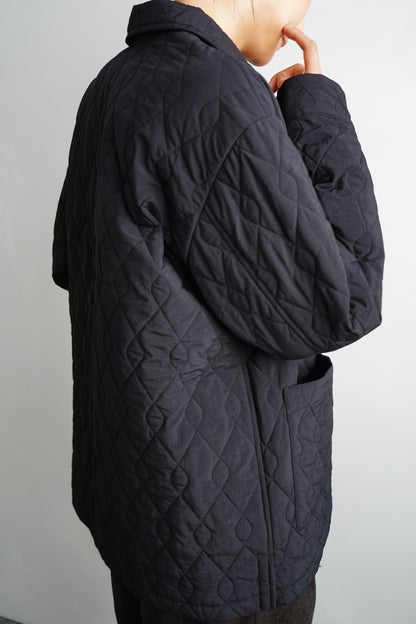 Quilted Middle Jacket / BLACK