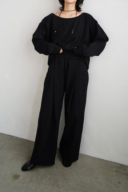 Sweat Wide Pants / BLACK -10月31日発送-