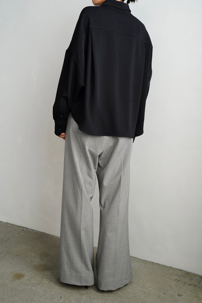 Silky Utility Shirts / BLACK -10月22日発送-