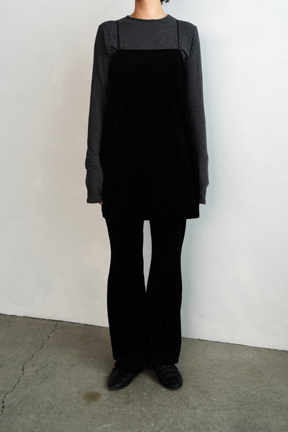 Velour Cami Pants Set / BLACK -9月30日発送-