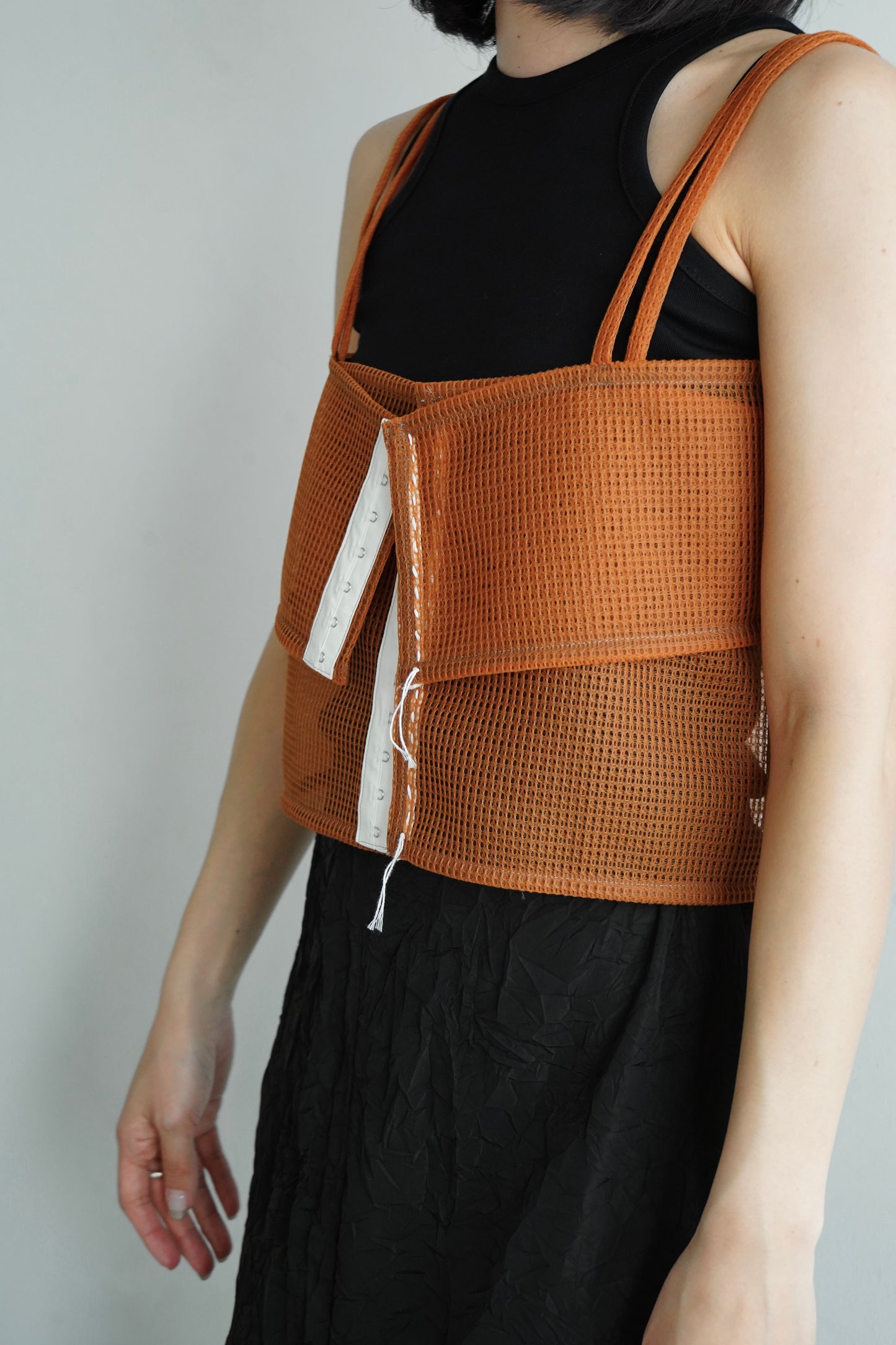 Double Mesh Cami / ORANGE