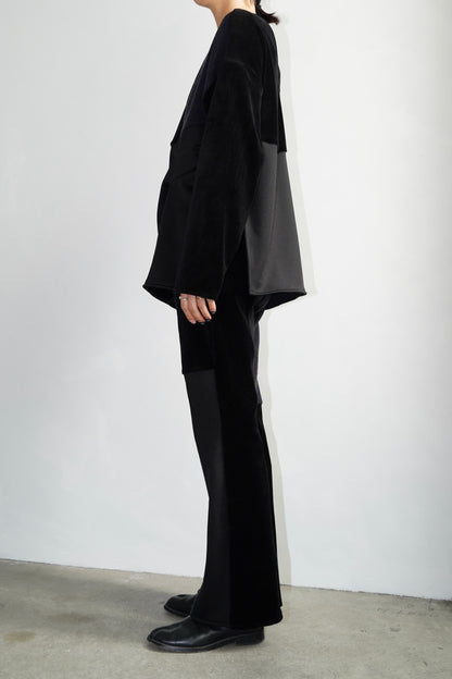 Patchwork Leggings / BLACK -1月30日発送-