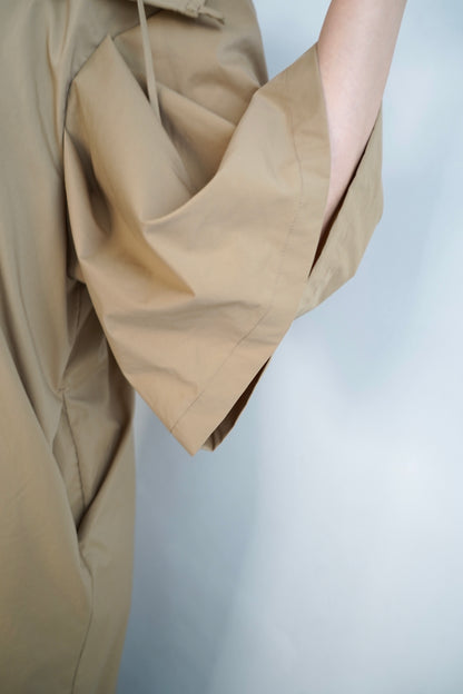Typewriter Arrange Dress / BEIGE -6月25-30日発送-