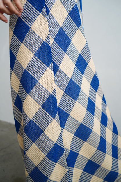 【ラスト1点】Mesh Plaid Skirt / BLUEYELLOW