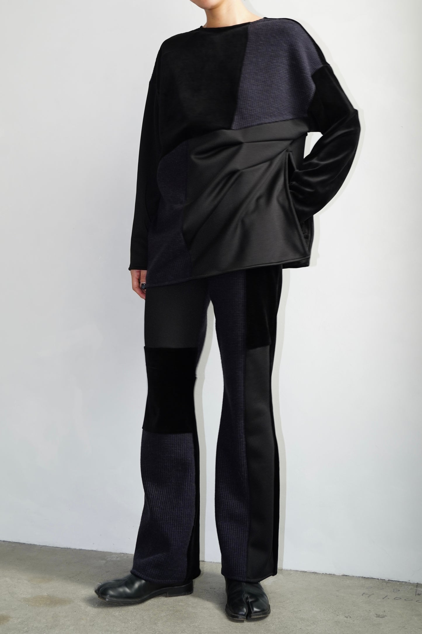 Patchwork Leggings / BLACK -1月30日発送-