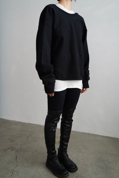 Round Sweat Pullover / BLACK -12月5日発送-
