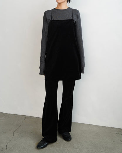 Velour Cami Pants Set / BLACK -9月30日発送-