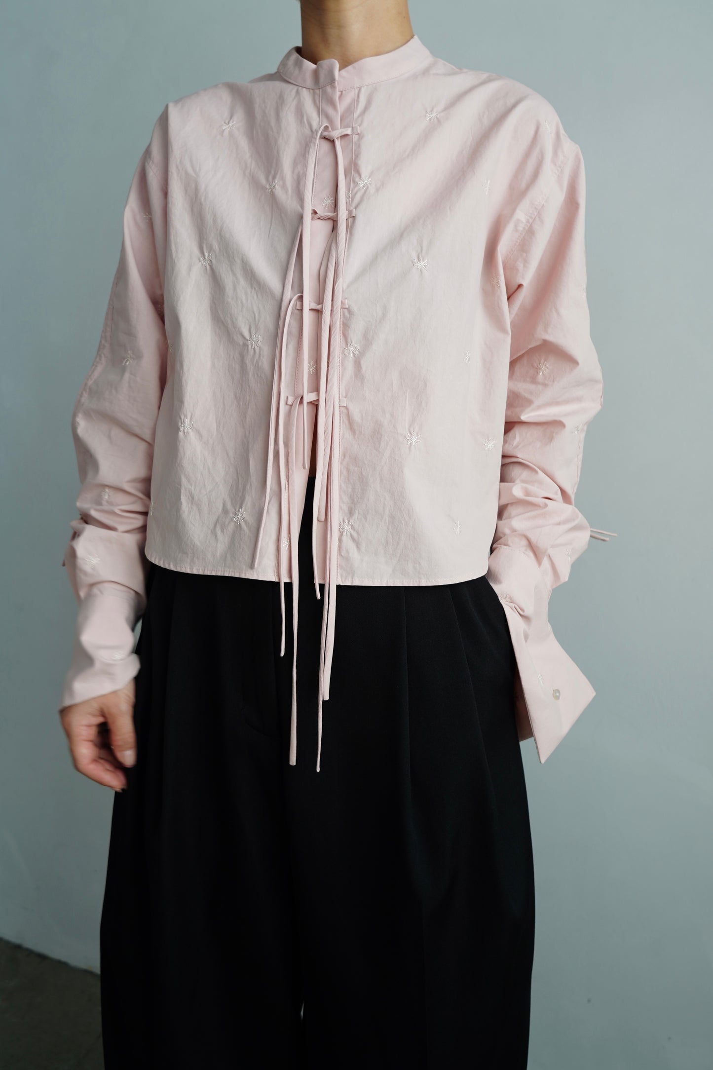 Embroidery Shirt / PINK -9月18日発送-