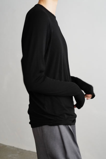 Powdery Pullover / BLACK