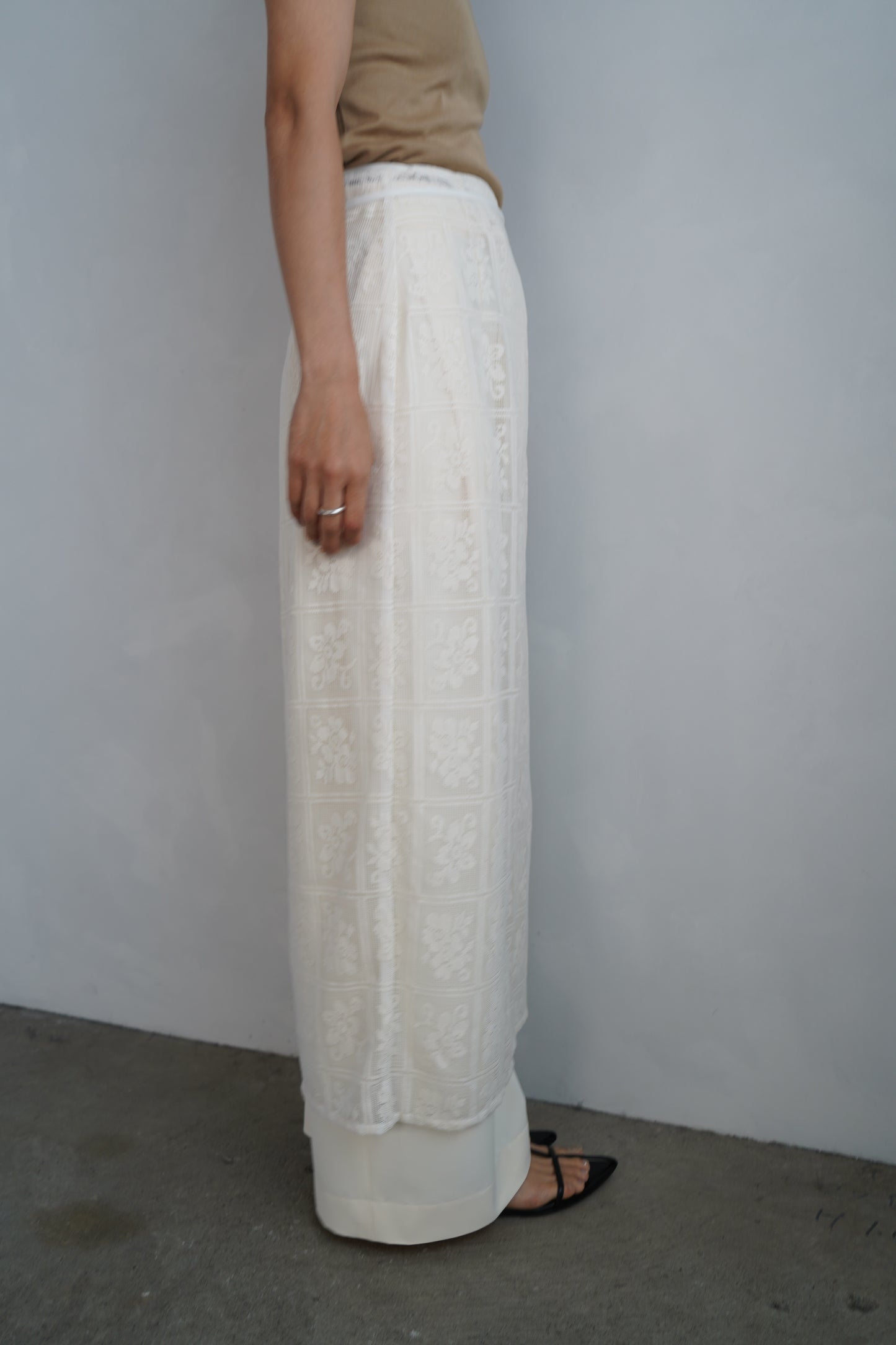 Lace Wrap Skirt / OFFWHITE -6月25-30日発送-