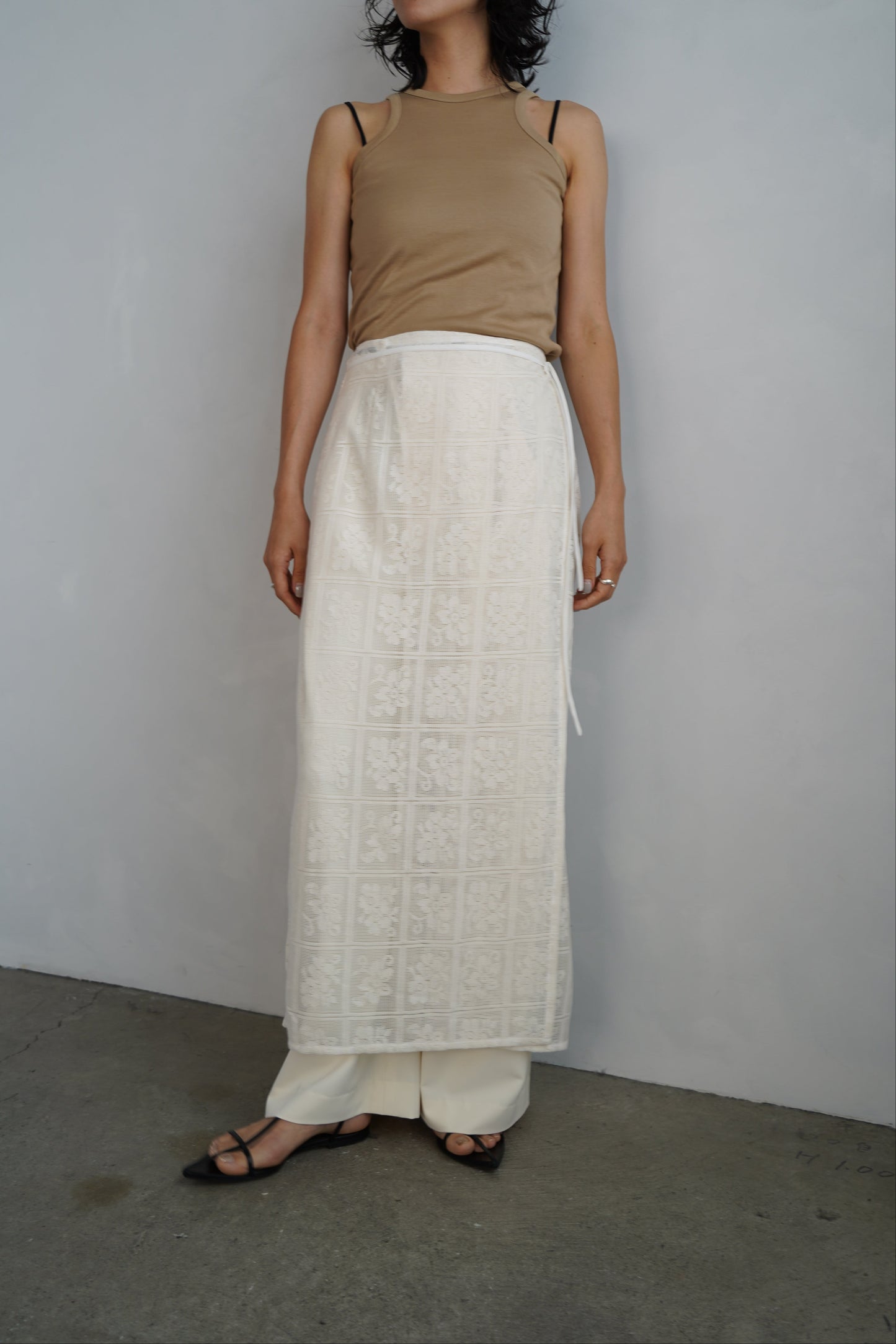 Lace Wrap Skirt / OFFWHITE -6月25-30日発送-