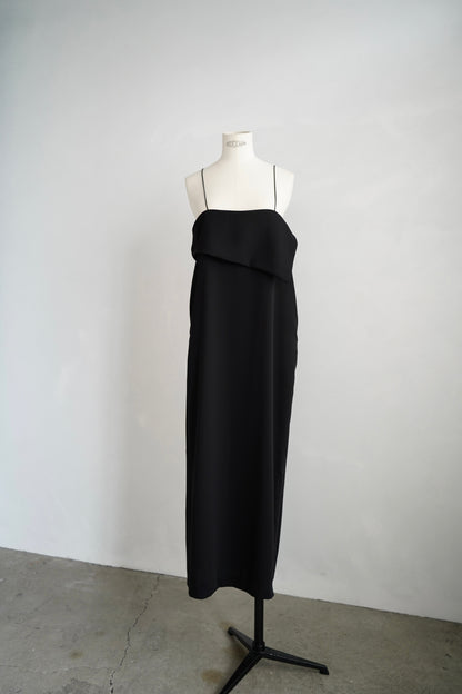 Layered Cami Dress / BLACK -6月25-30日発送-