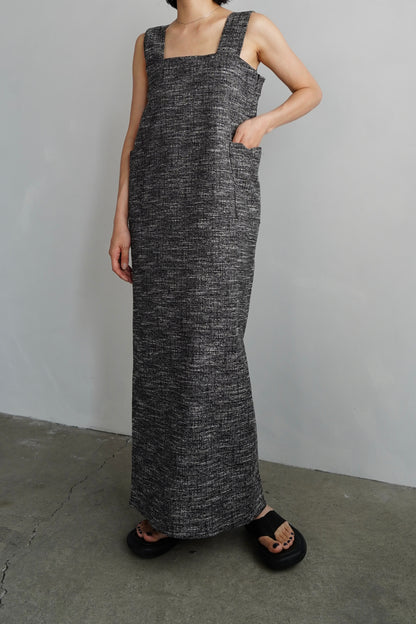 Jacquard Dress / BLACKWHITE -5月20日発送-