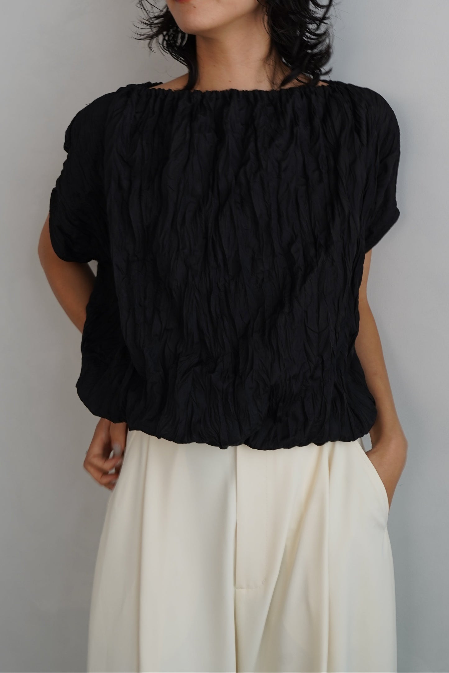 Balloon Top/BLACK-6月25-30日発送-