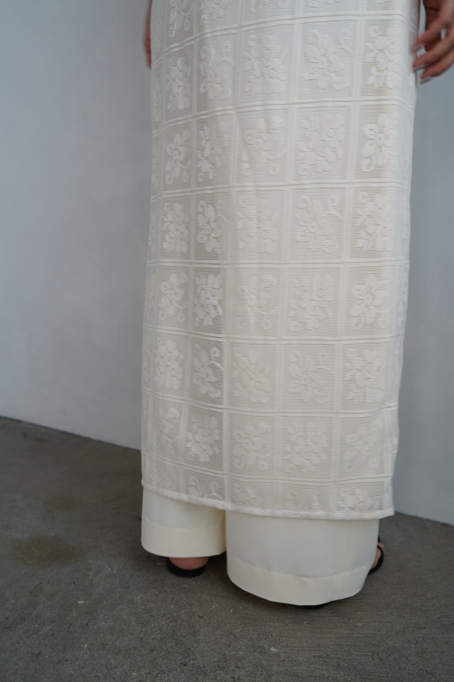 Lace Wrap Skirt / OFFWHITE -6月25-30日発送-