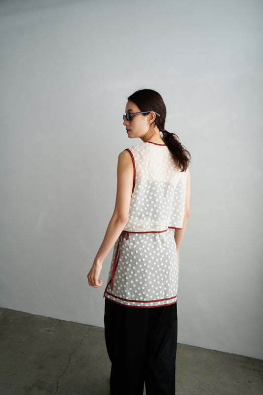 Cut  Lace Wrap Skirt / CREAM -5月1日発送-