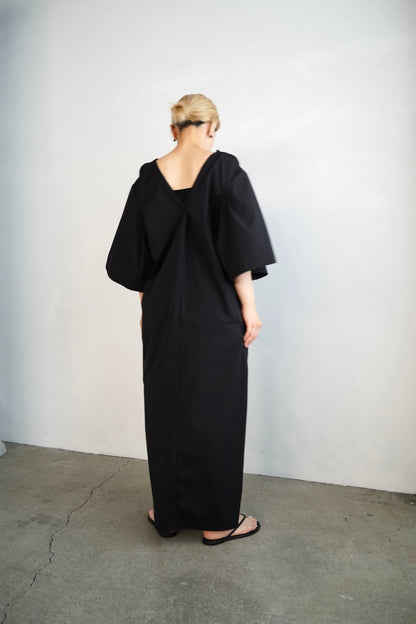 Typewriter Arrange Dress / BLACK -6月25-30日発送-