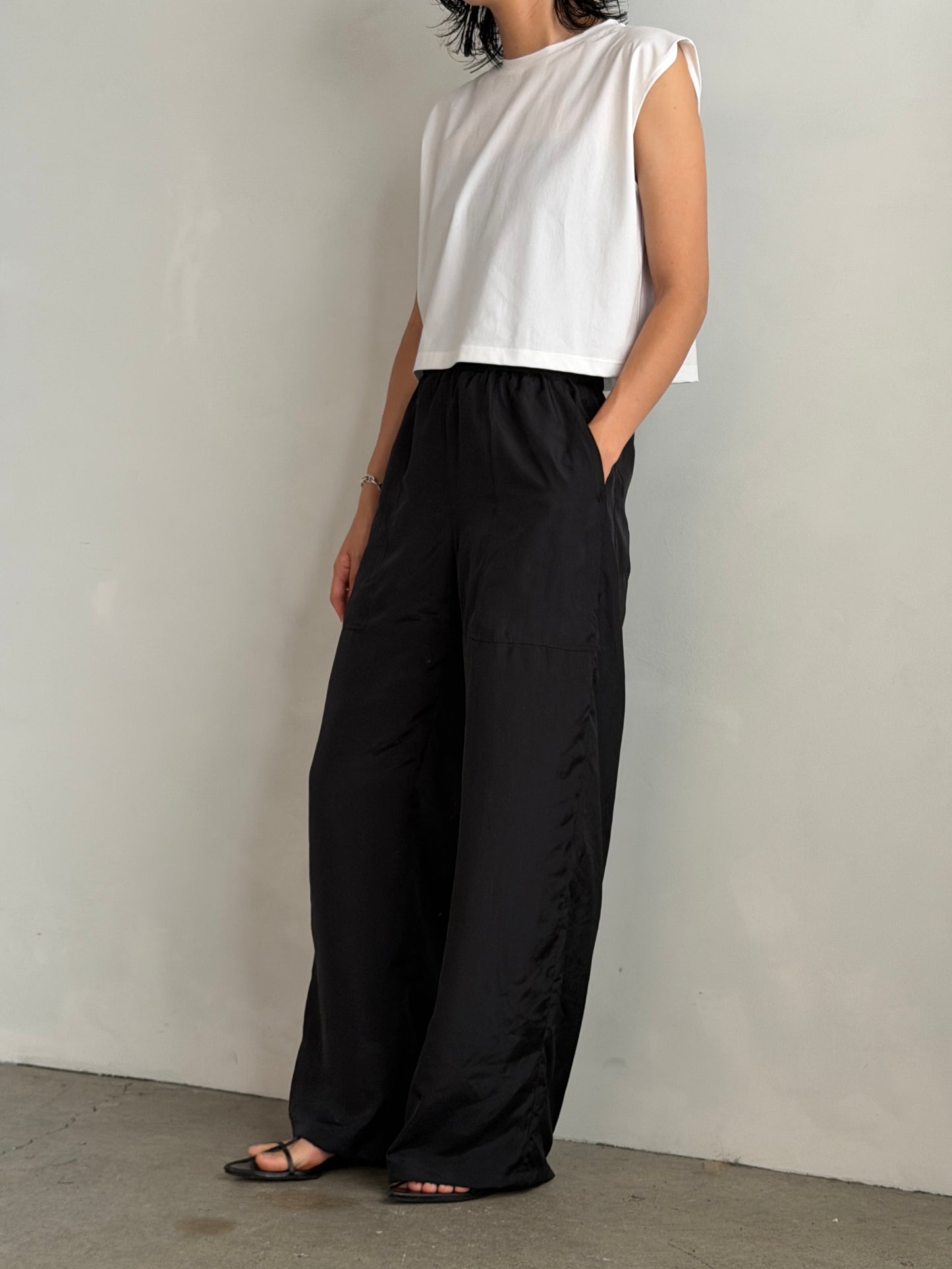 Color Easy Pants / BLACK -7月25-31日発送-