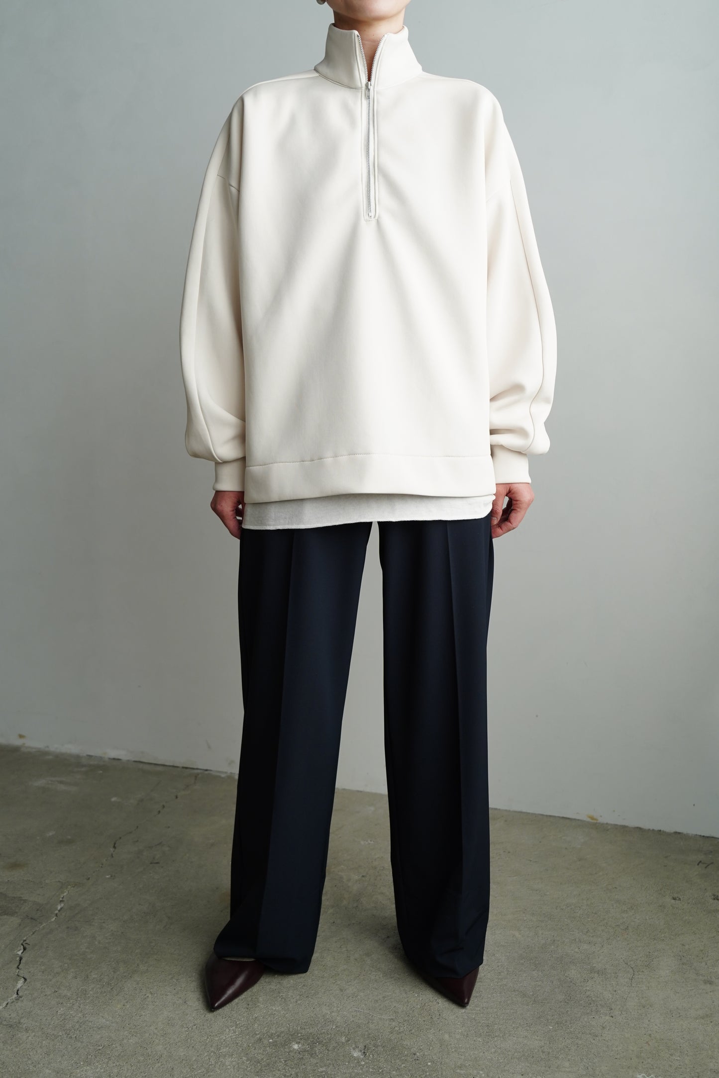 Zip Sweat / WHITE -4月10日発送-