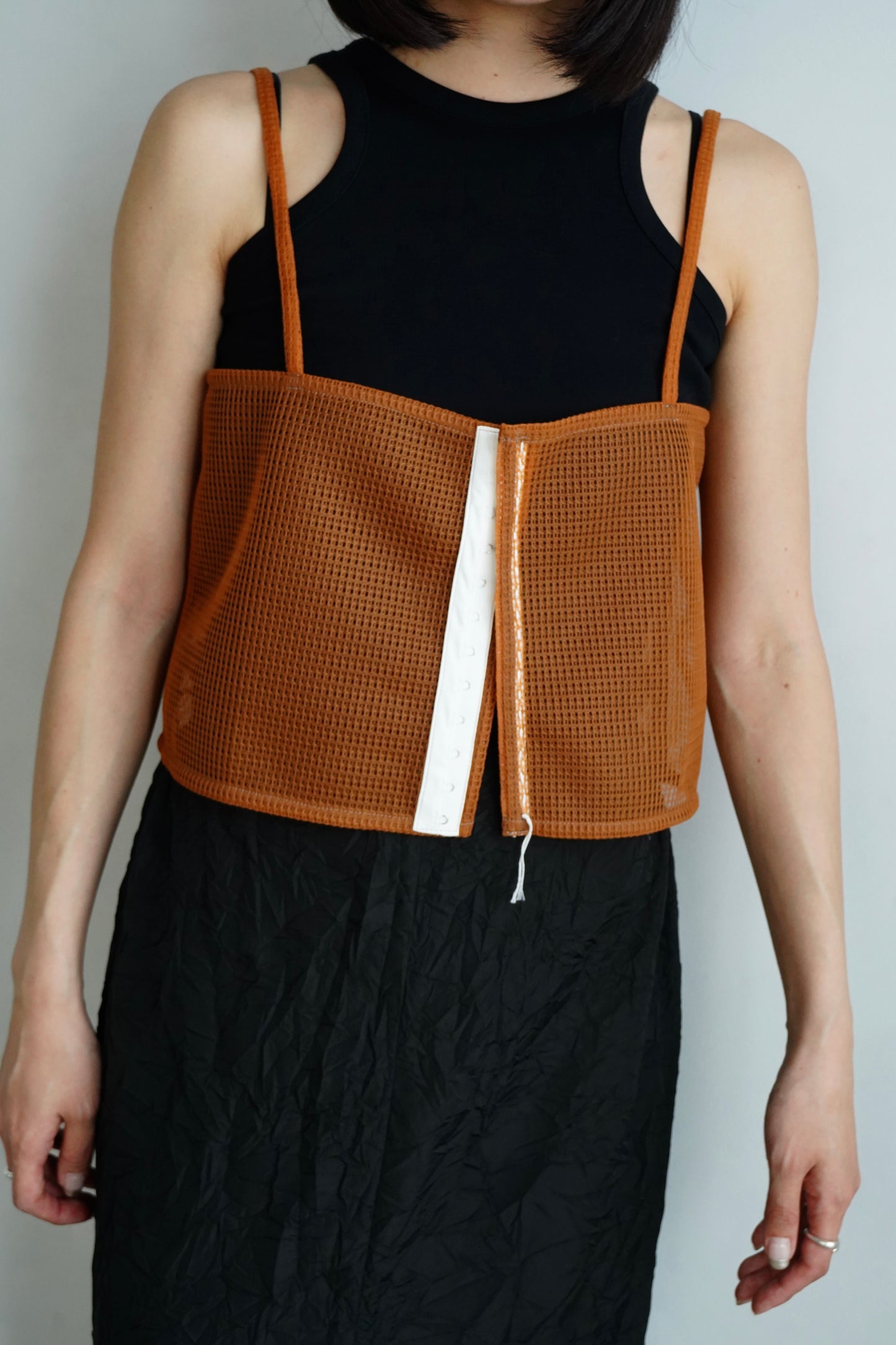 Double Mesh Cami / ORANGE