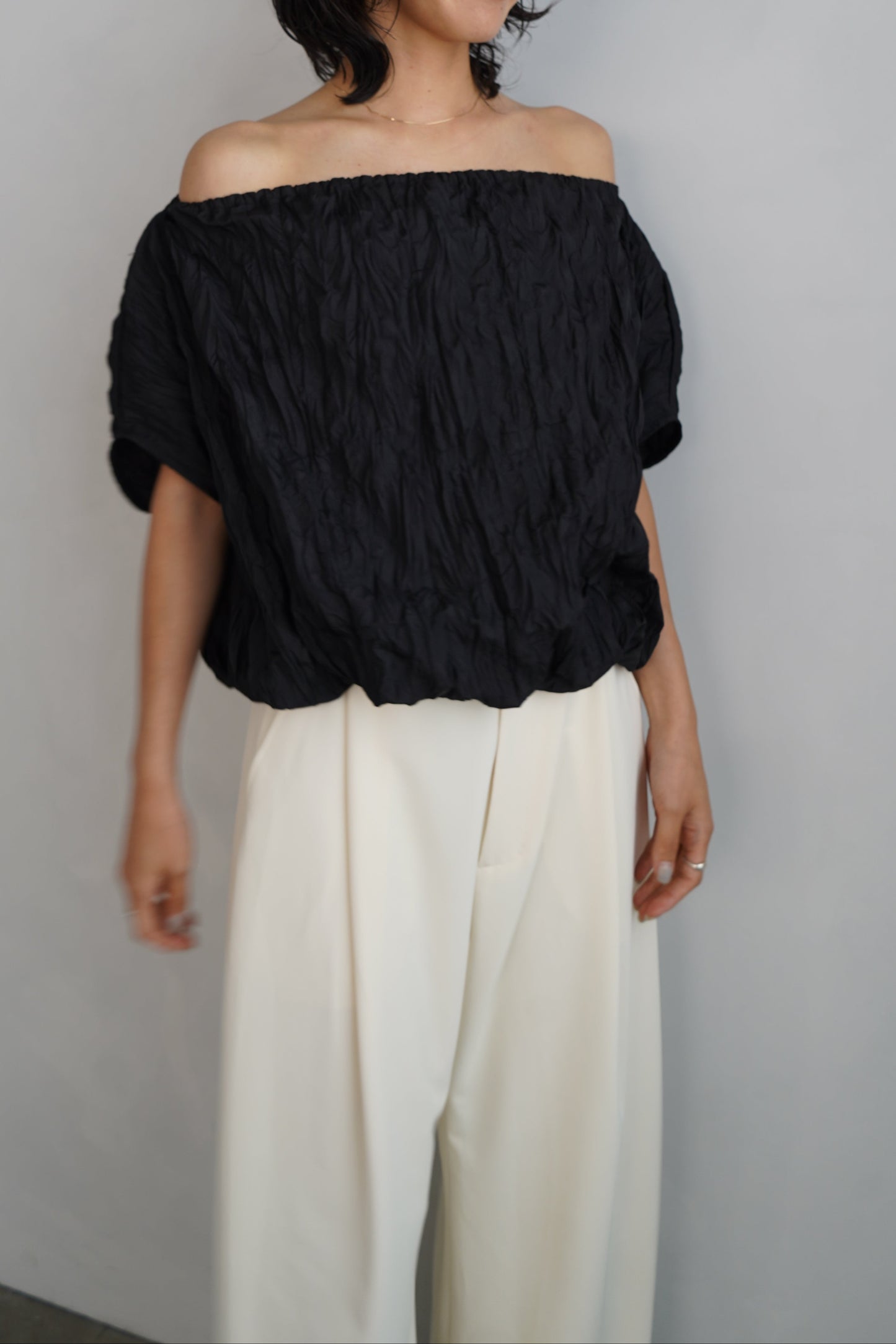 Balloon Top/BLACK-6月25-30日発送-
