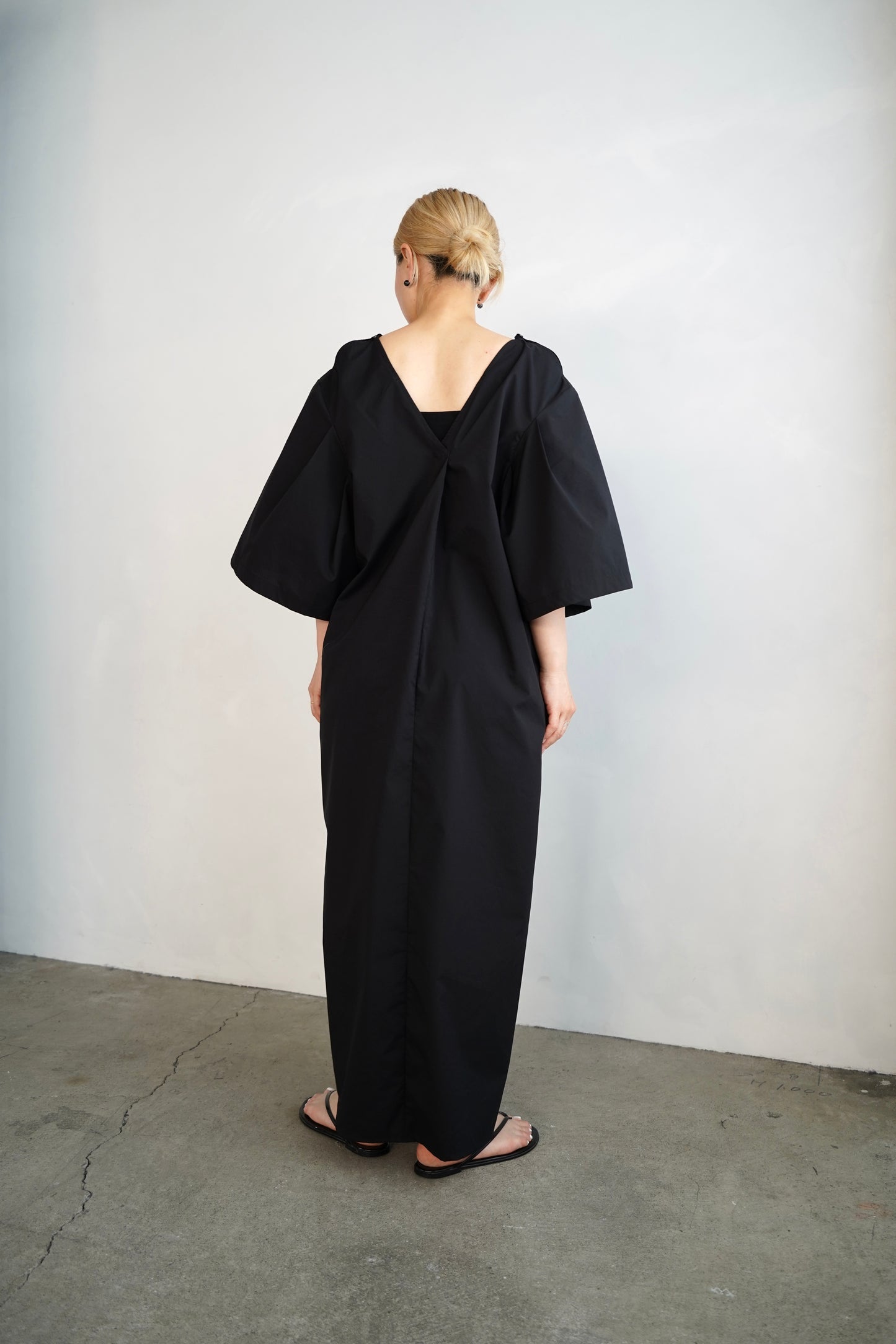 Typewriter Arrange Dress / BLACK -6月25-30日発送-