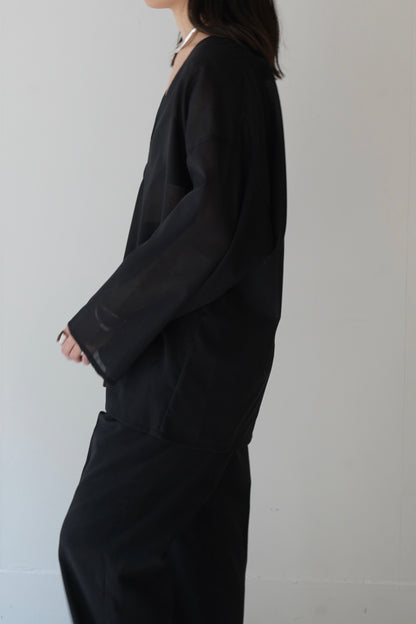 Voile Tops / BLACK -5月20-25日発送-