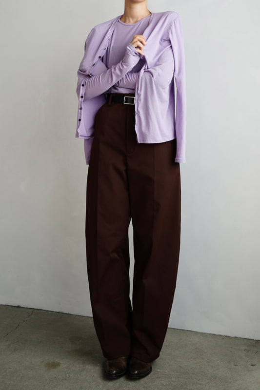 Basic Chino Pants / BROWN -9月20-25日発送-